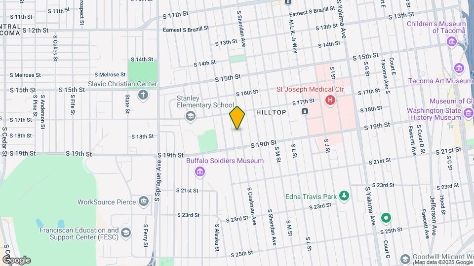 1732 S Cushman Ave Mapa y Detalles de la Ubicación