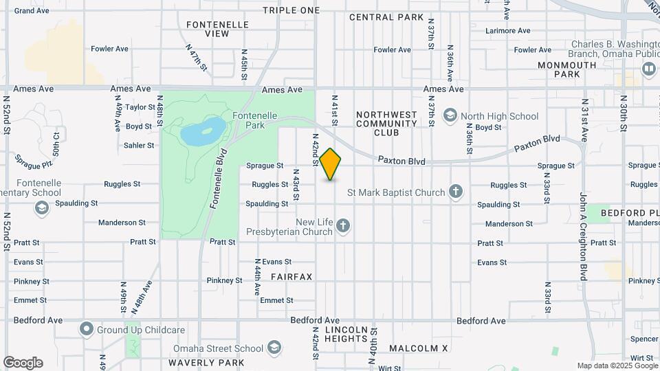 3918 N 41st St Map and Location Details