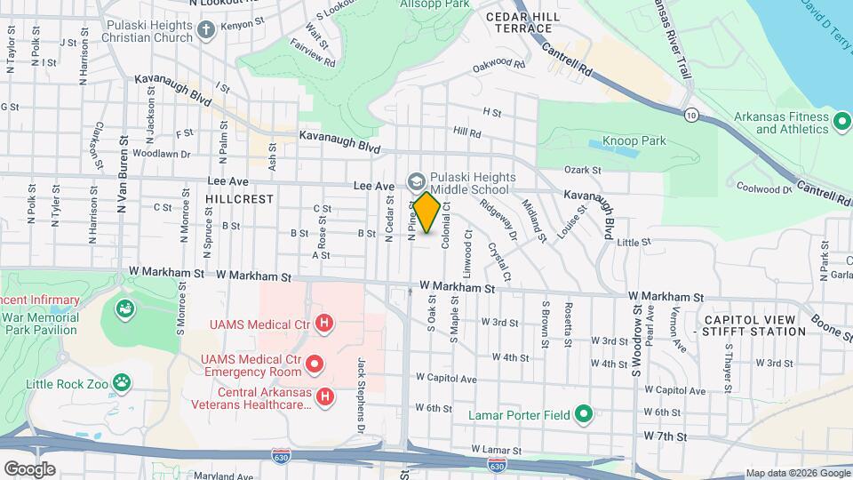 3810 Compton St Map and Location Details