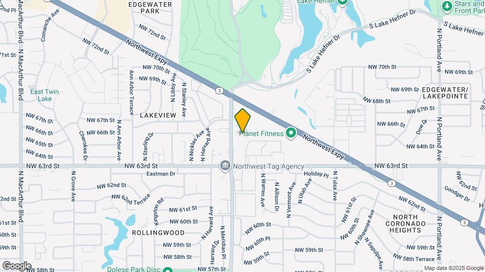 6550 N Meridian Ave, Unit 102 Map and Location Details