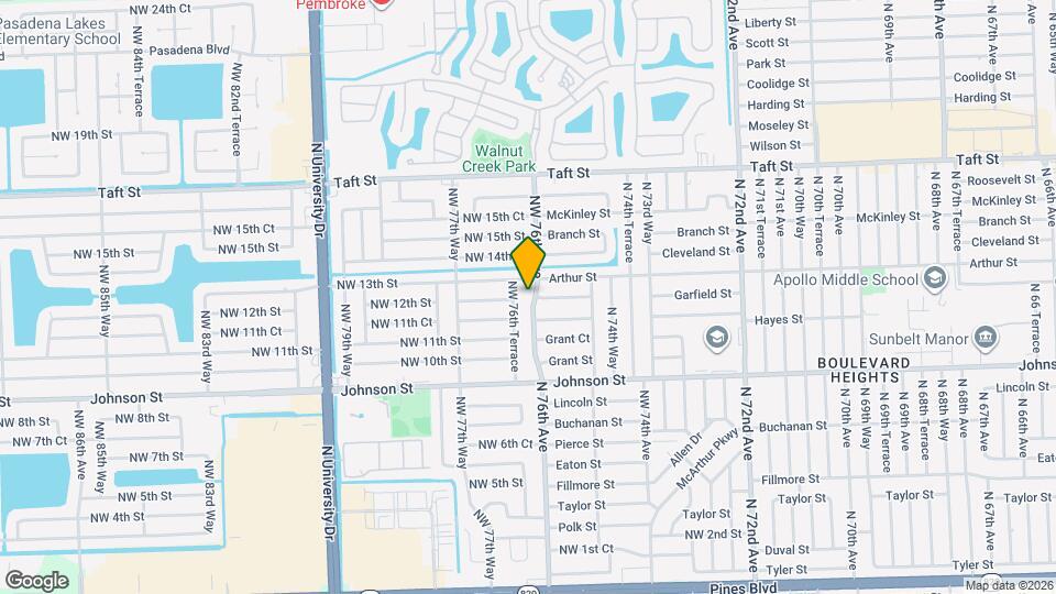 1200 NW 76th Ave Map and Location Details