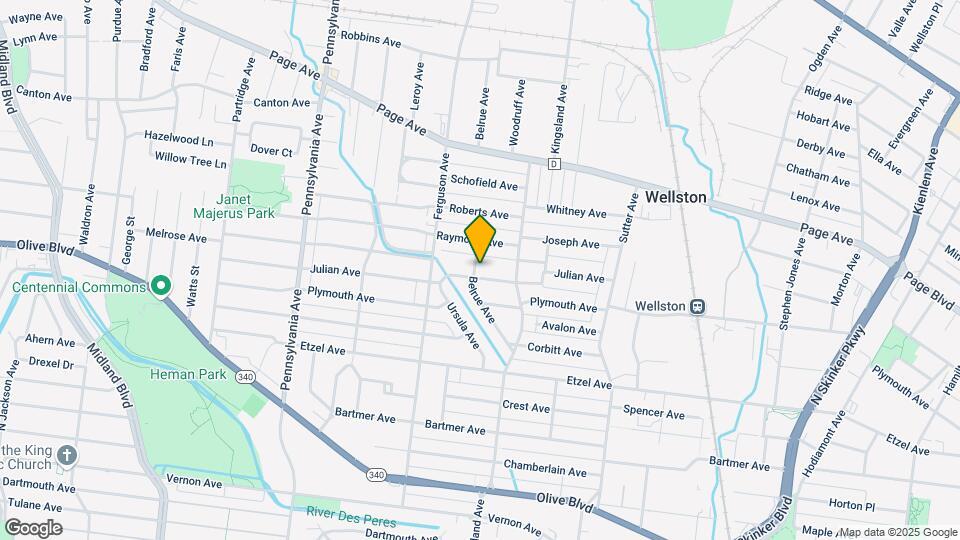 6737 Julian Ave Mapa y Detalles de la Ubicación
