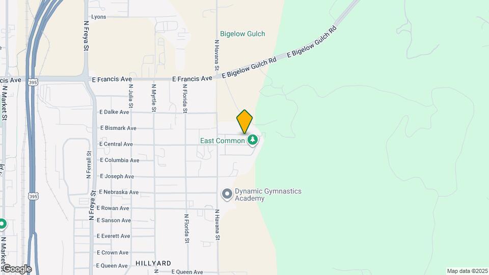 4418 E Vantage Ln Map and Location Details