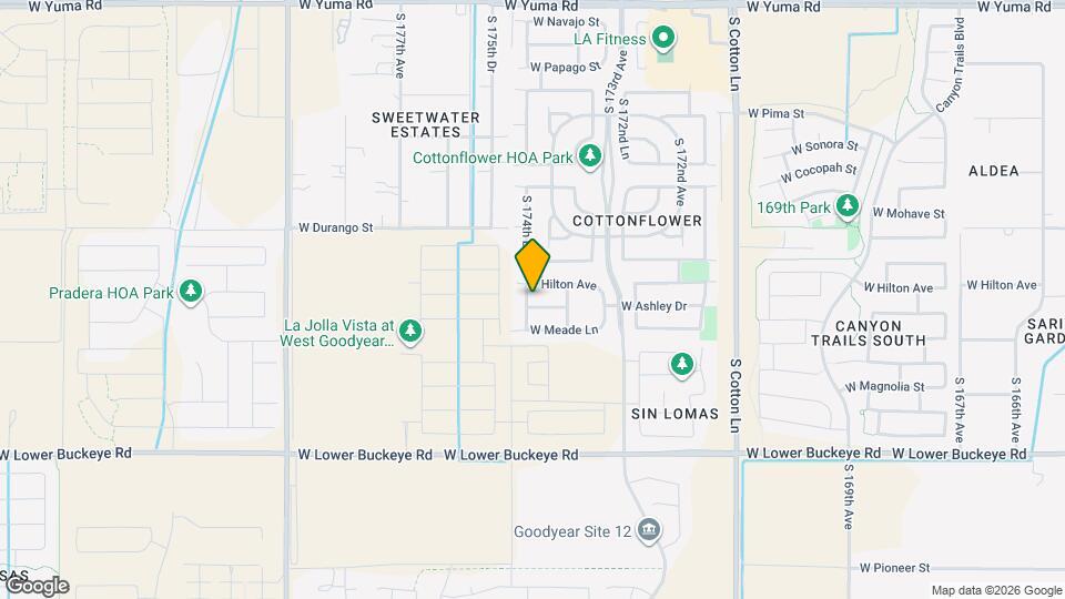 17456 W Ashley Dr Map and Location Details