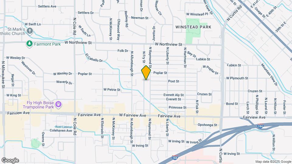 2000 N Fry St Map and Location Details