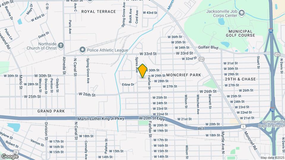 1837 W 28th St Map and Location Details