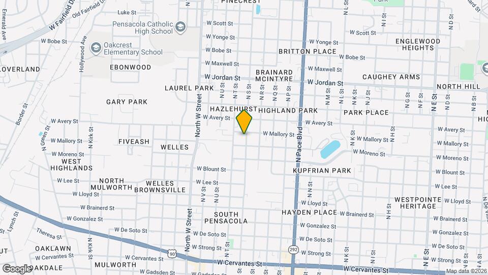 1715 N S St Mapa y Detalles de la Ubicación