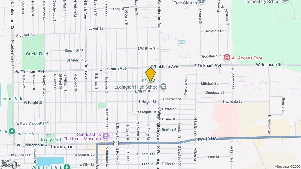 510 N Emily St Map and Location Details