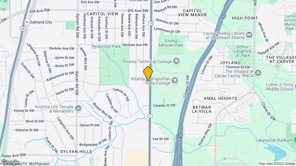 1645 Metropolitan Pkwy SW Map and Location Details