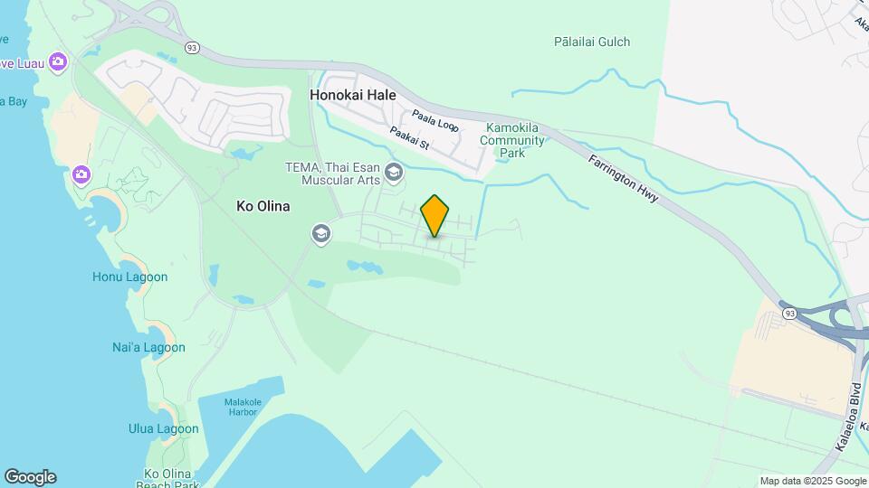 92-1521 Aliinui Dr Map and Location Details