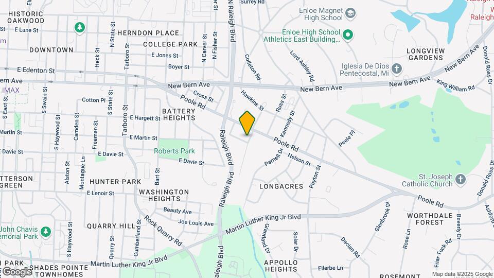1729 Dallas St Map and Location Details