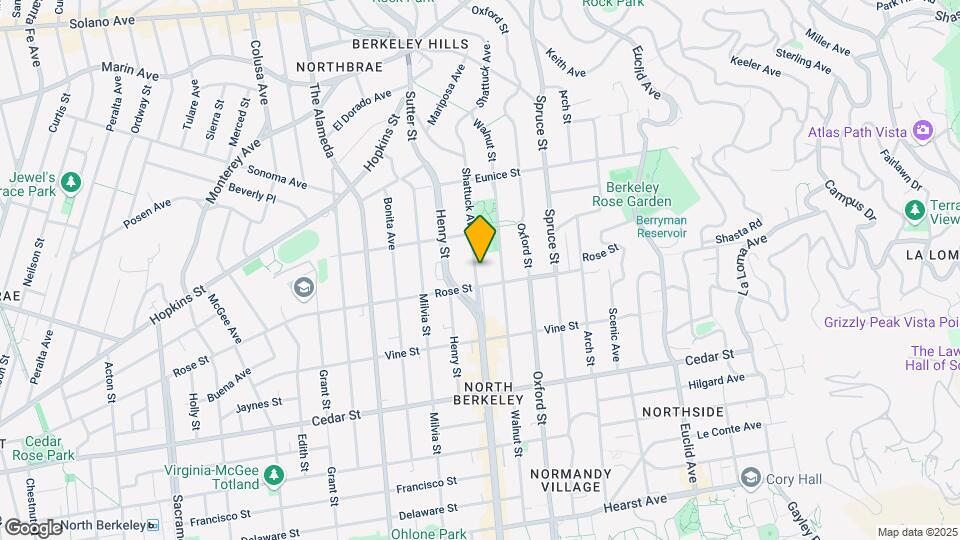 1371-1381 Shattuck Ave Map and Location Details