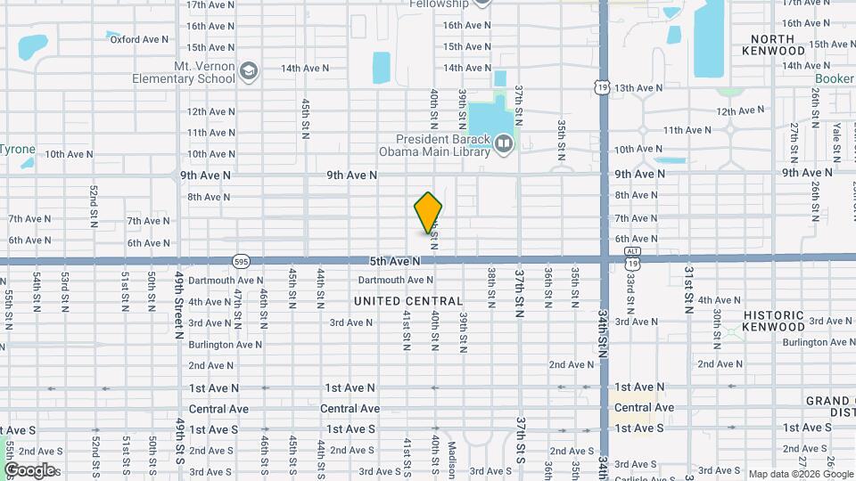 600 40th St N Mapa y Detalles de la Ubicación