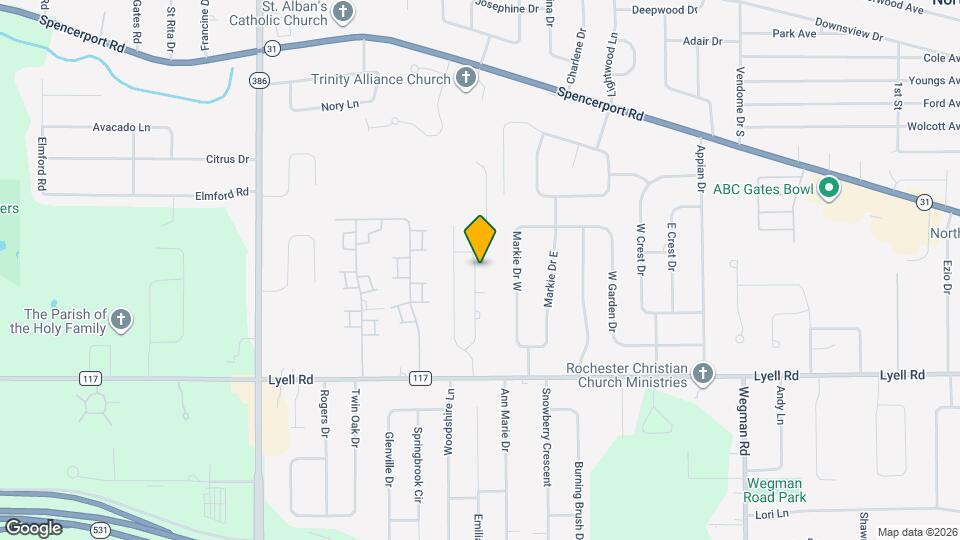 Atwood Park Apartments Mapa y Detalles de la Ubicación