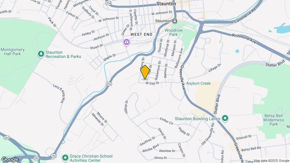 1014 Hall St Map and Location Details