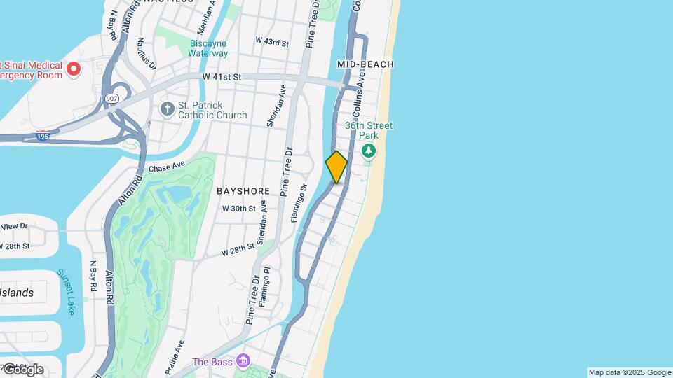 3200 Collins Ave, Unit 8 Map and Location Details