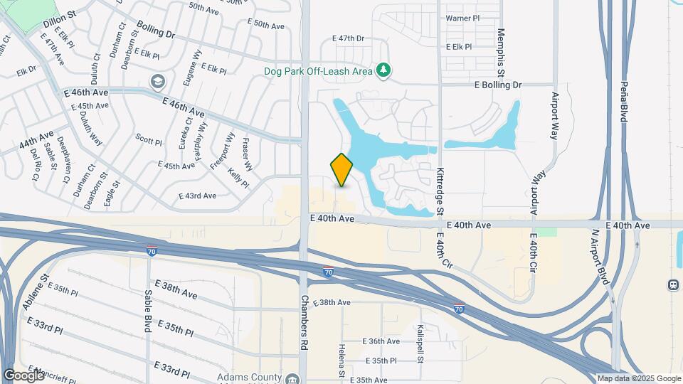 15475 Andrews Dr, Unit 304 Town Square Lofts DIA Mapa y Detalles de la Ubicación