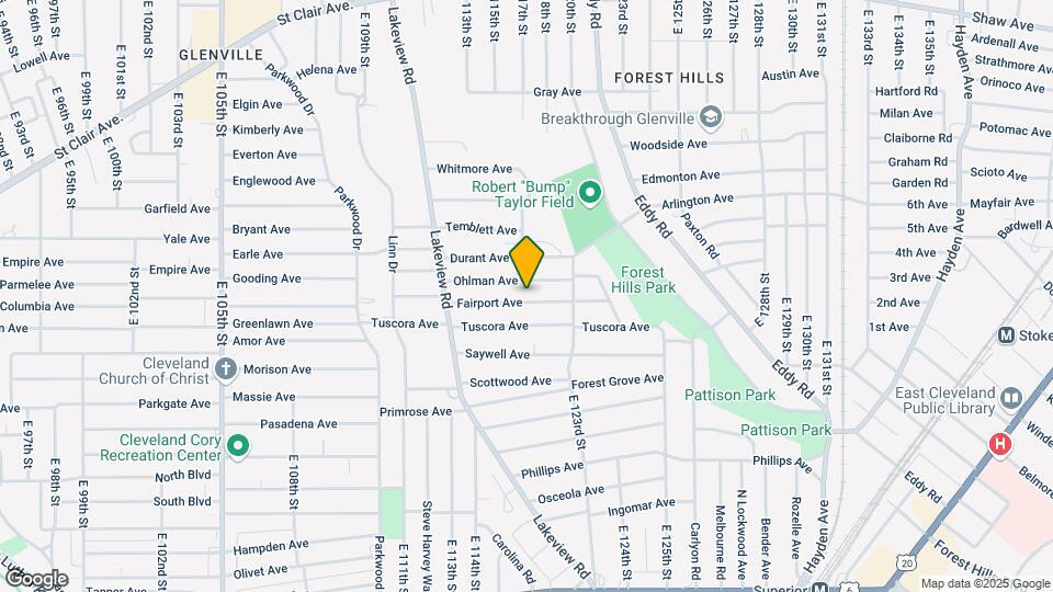 11611 Fairport Ave Map and Location Details