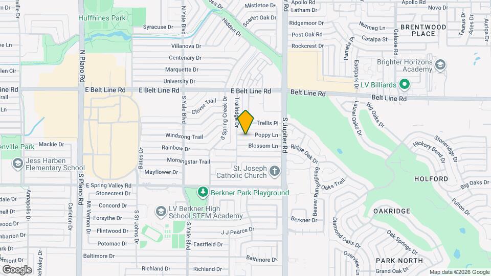 2104 Poppy Ln Map and Location Details