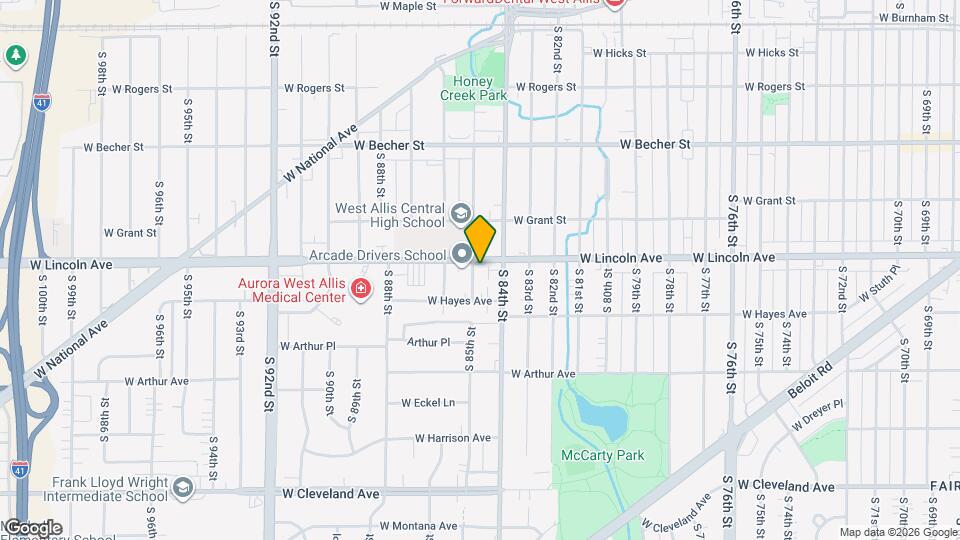 2306 S 85th St Map and Location Details