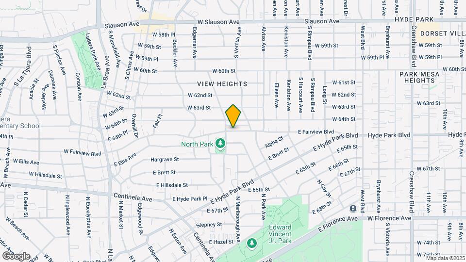 648 E Fairview Blvd, Unit 648 Duplex Upstairs unit Map and Location Details