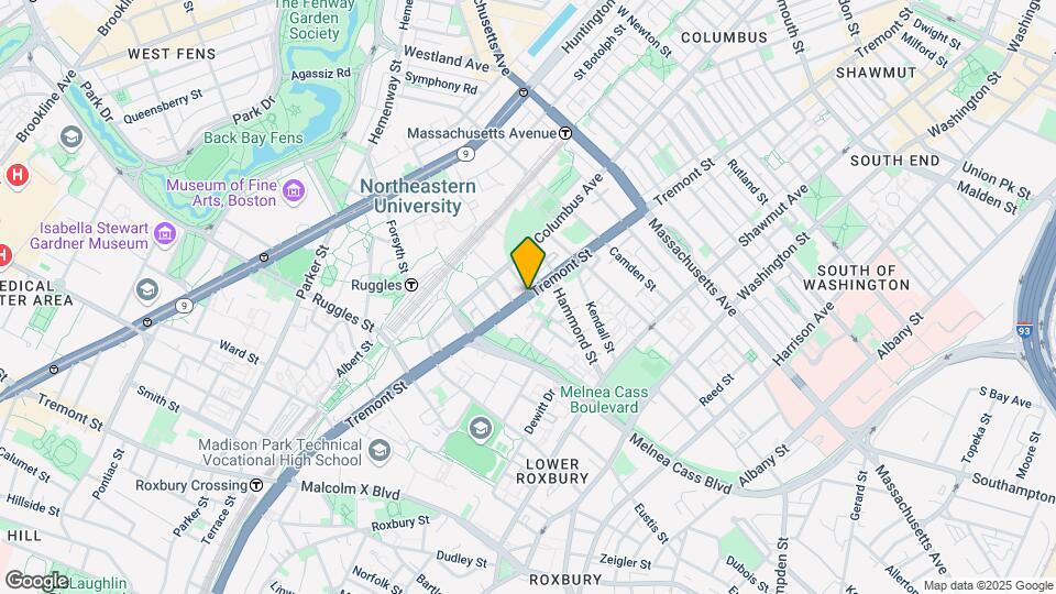 1011 Tremont St, Unit 1 Map and Location Details