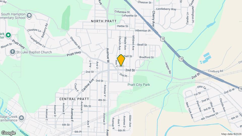 1208 2nd St Map and Location Details