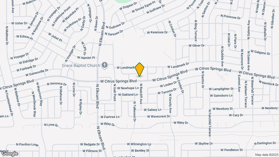 2303 W Citrus Springs Blvd Map and Location Details