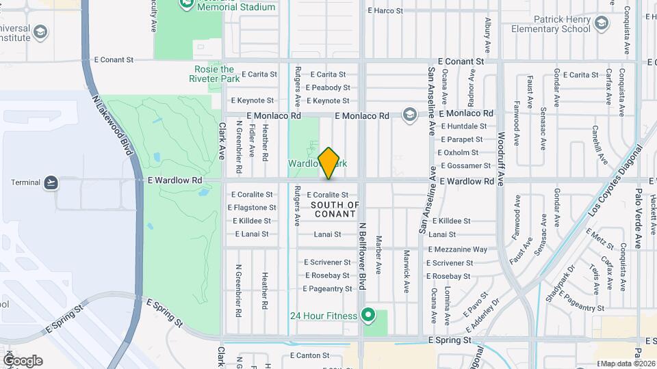 5356 E Wardlow Rd Map and Location Details