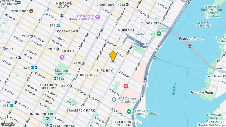 222 E 31st St Mapa y Detalles de la Ubicación