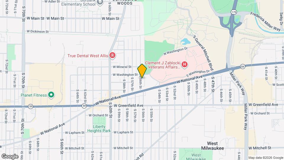 1120 S 56th St Map and Location Details