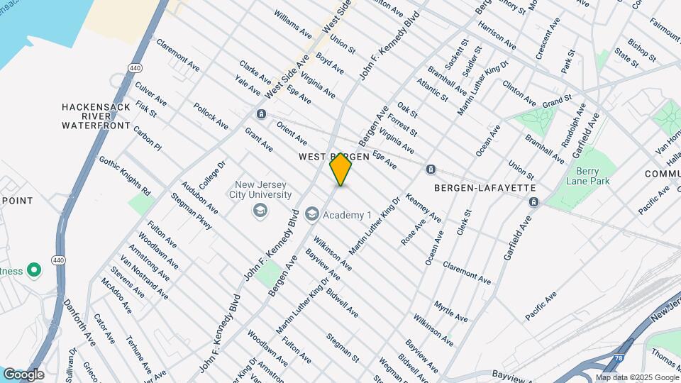 268 Bergen Ave Mapa y Detalles de la Ubicación