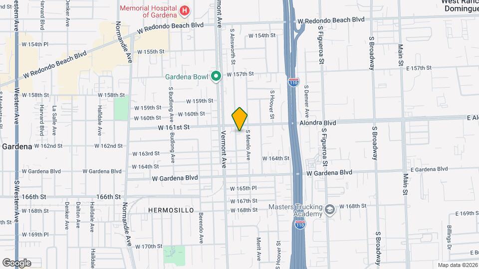 16122 S Ainsworth St, Unit 4 Mapa y Detalles de la Ubicación