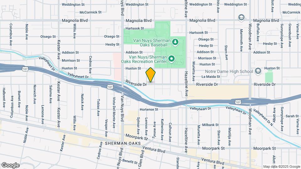 14312 Riverside Dr, Unit 2 Mapa y Detalles de la Ubicación