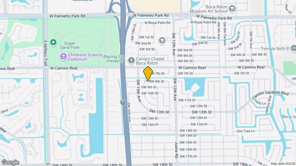 1380 SW 8th St Map and Location Details
