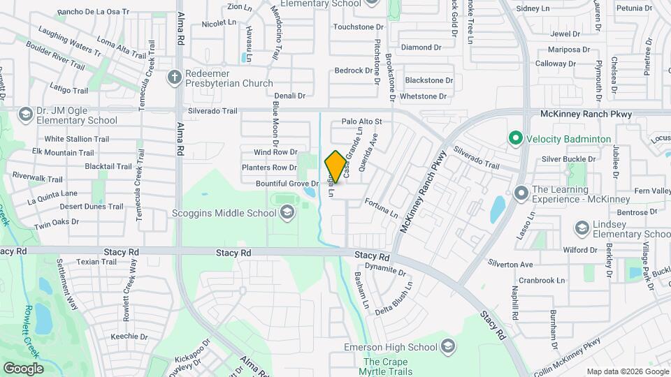 4509 Tortuga Ln Map and Location Details