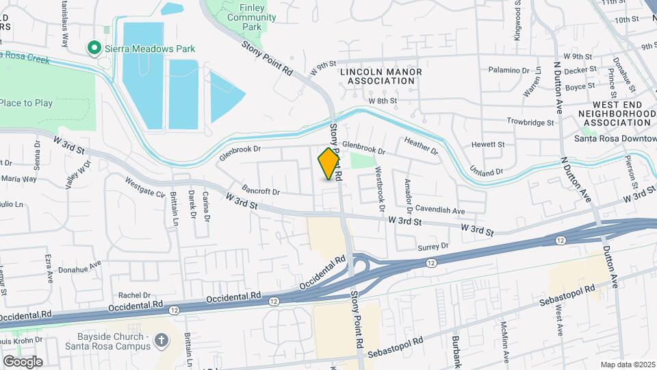 211 Stony Point Rd Map and Location Details