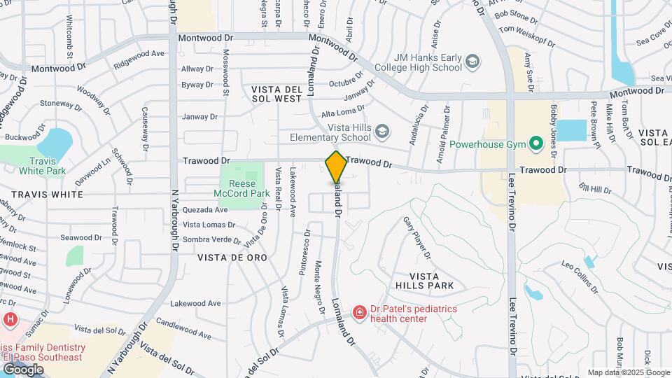 1815 Villa Santos Cir Map and Location Details