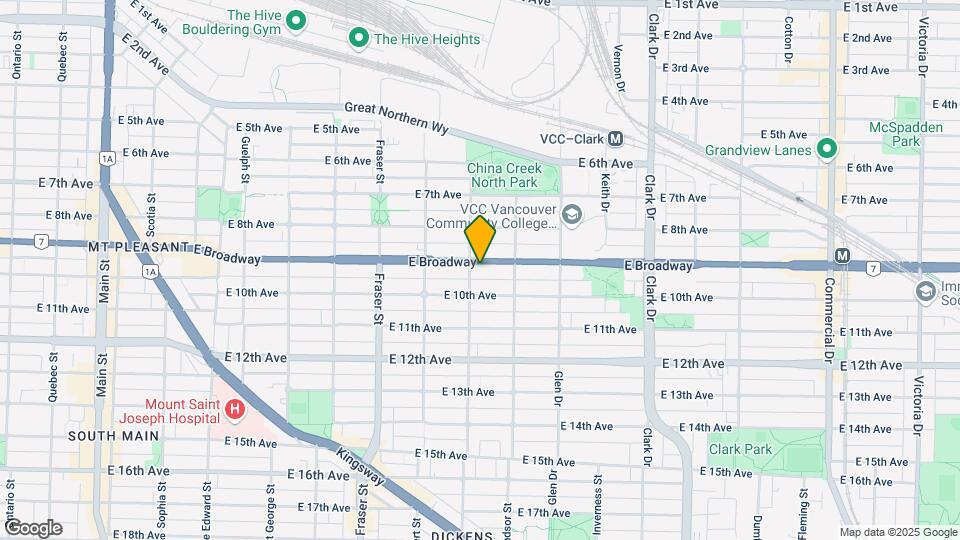 908 E Broadway Map and Location Details
