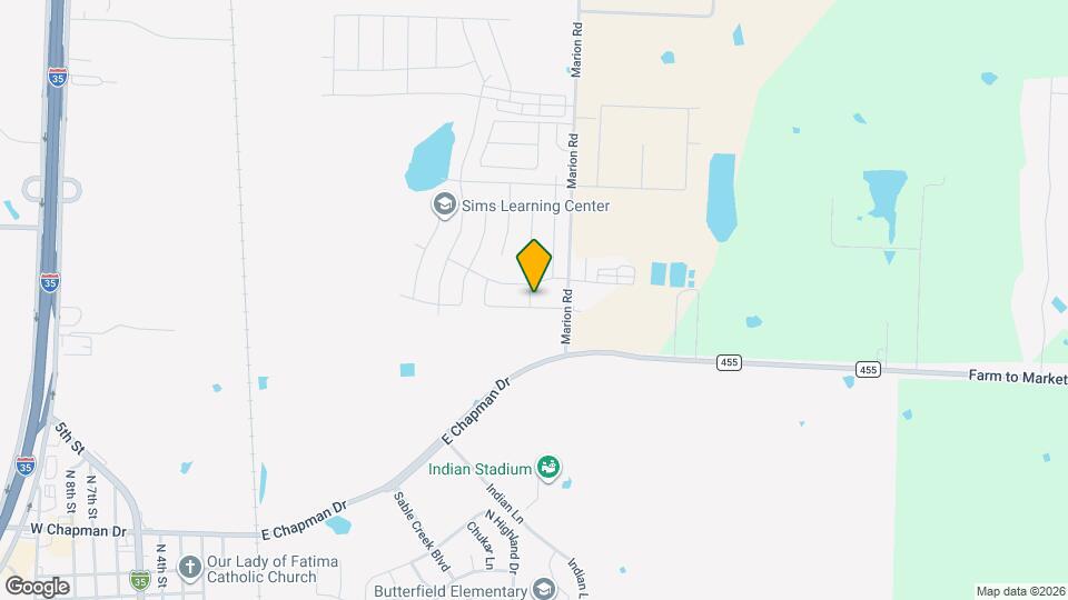 5000-5002 Villas Dr Map and Location Details