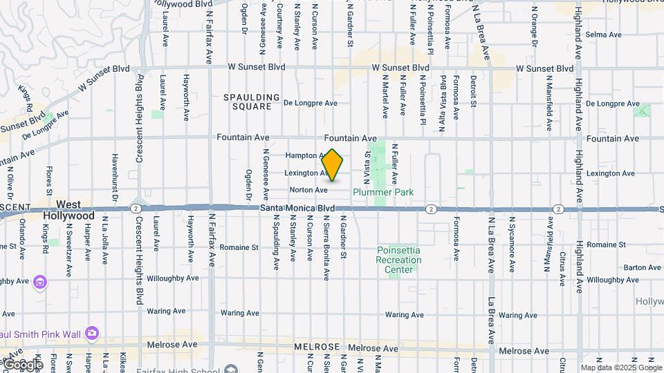 7535 Norton Ave. Map and Location Details
