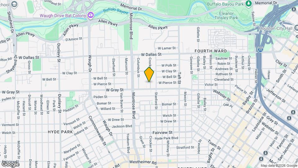 1502 Crocker St Map and Location Details