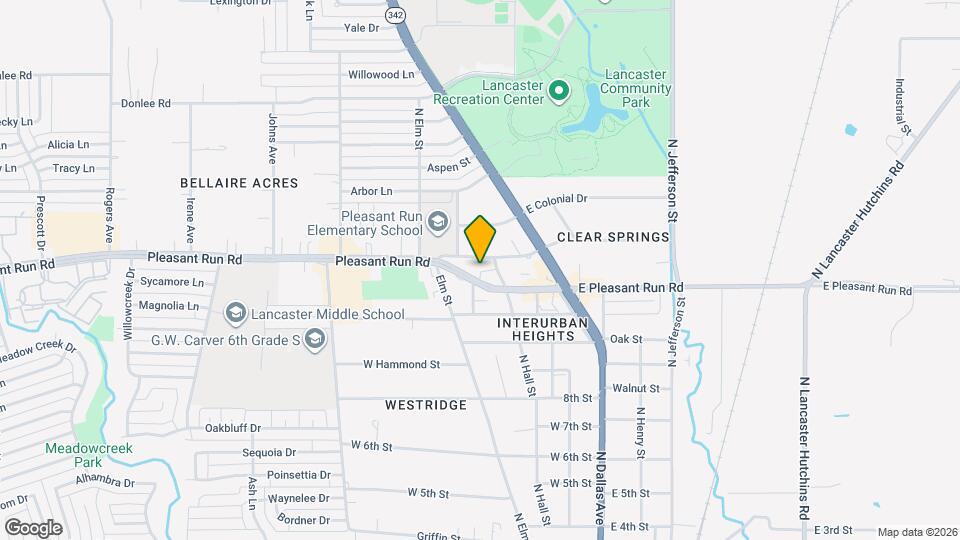325 W Pleasant Run Rd Map and Location Details