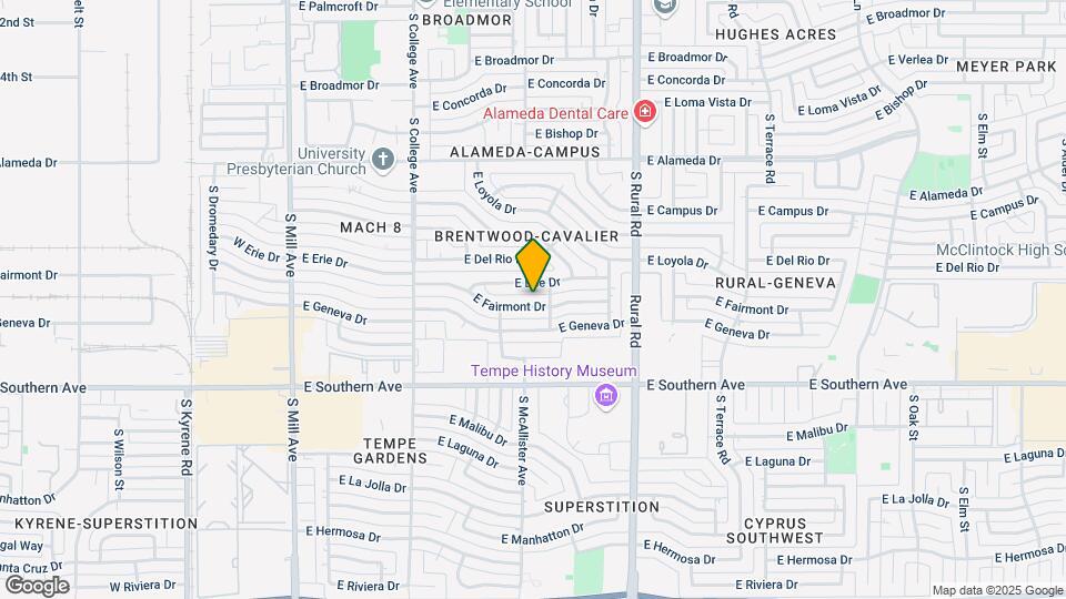530 E Fairmont Dr Map and Location Details