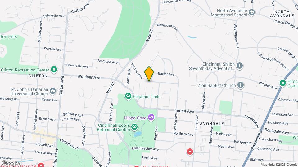 97 Ehrman Ave Map and Location Details