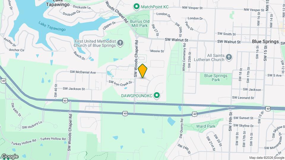 3100 SW McDaniels St Map and Location Details