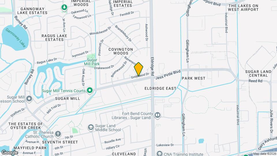 13515 Greywood Dr Map and Location Details