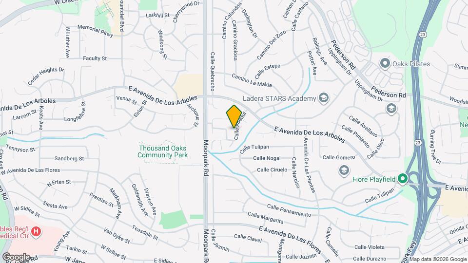 2641 Calle Abedul Map and Location Details