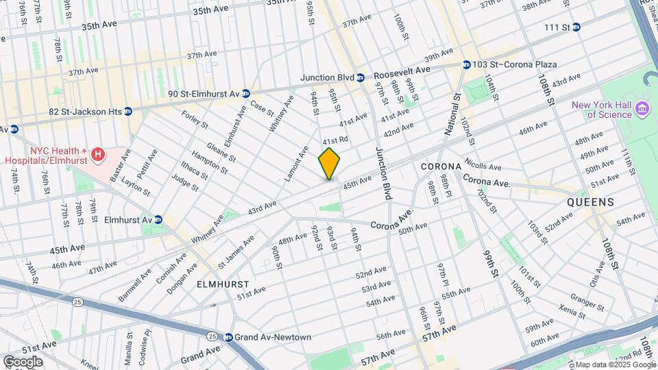 93-34 43rd Ave Map and Location Details