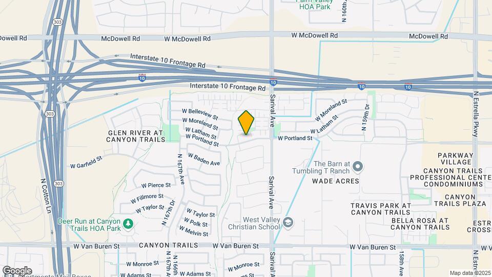 16401 W Latham St Map and Location Details